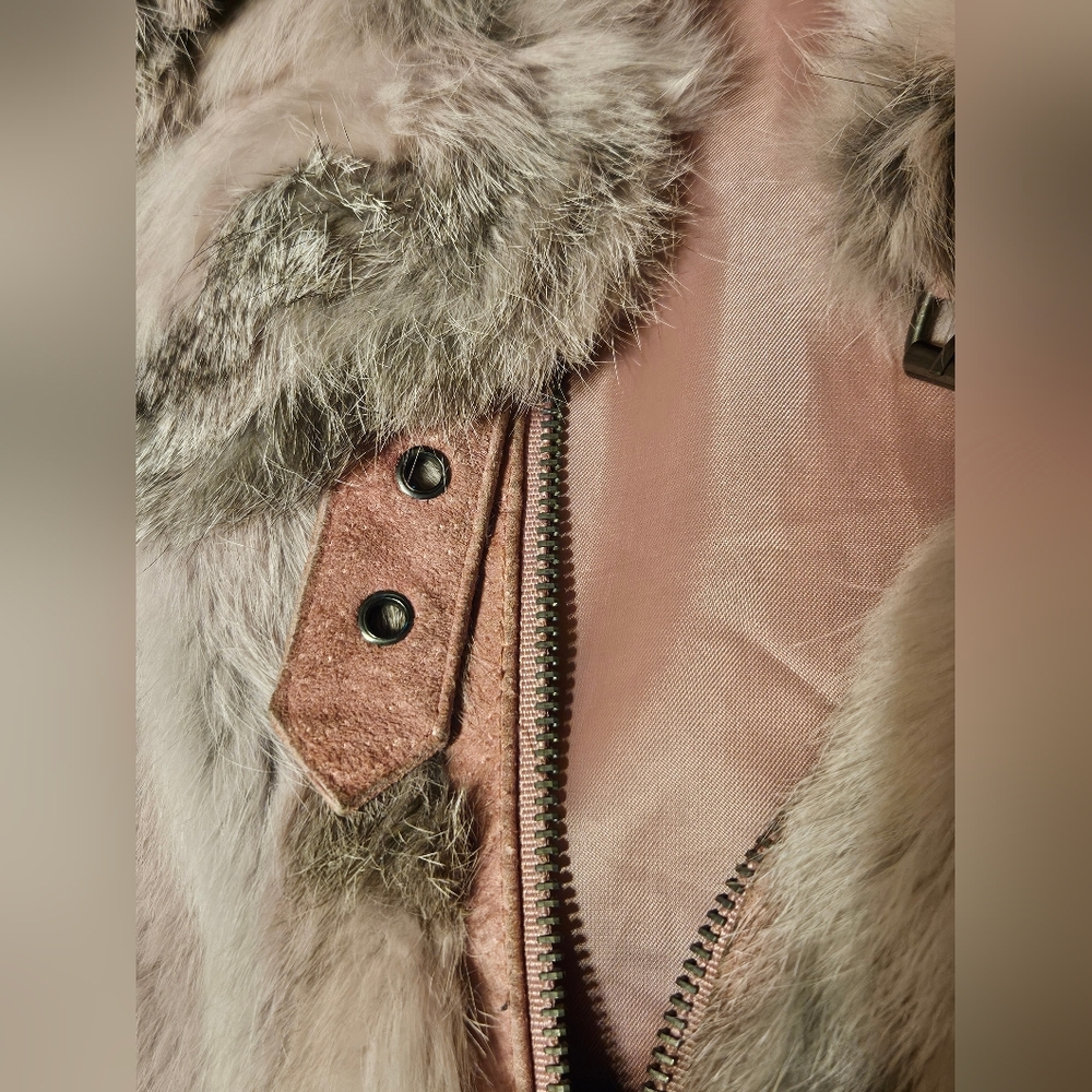 Sweet Jane Rabbit Fur Coat 12 - Picture 4 of 6